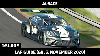 Gran Turismo Sport - Daily Race Lap Guide - Alsace - Volkswagen Beetle Gr. 3