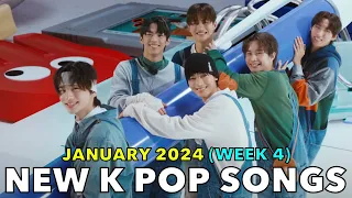 NEW K POP SONGS (JANUARY 2024 - WEEK 4) [4K]