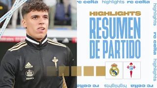 Real Madrid CF - RC Celta (2-0) | Resumen y goles | Highlights LaLiga Santander