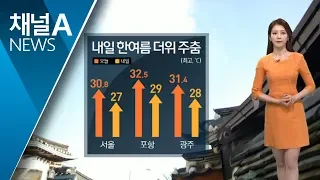 [날씨]내일도 더위 지속…자외선 오존 주의