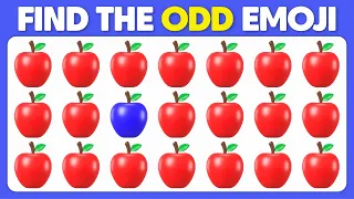 Can You Find the ODD One Out? | Emoji, Letters and Numbers Edition | Easy, Medium, Hard Levels #43