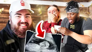 TELLING FRIENDS MY WIFE IS PREGNANT!!