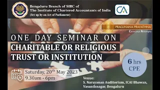 One day Seminar on Charitable Trust or Religious trust (Session -2)