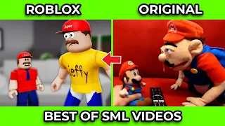 SML Movie vs SML ROBLOX: 1+ HOURS OF BEST SML VIDEOS ! Side by Side #13