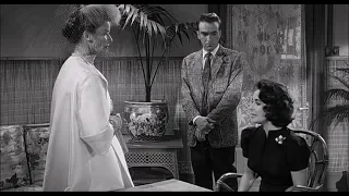 Improvvisamente l'estate scorsa (1959) - La ricca zia fa visita alla nipote ricoverata (immagini)