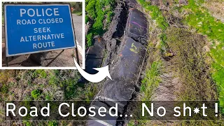 B4069 Lyneham Banks - CLOSED for over TWO YEARS!  The road might have collapsed...