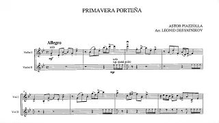 [Astor Piazzolla/Leonid Desyatnikov] Las Cuatro Estaciones Porteñas (Score-Video)