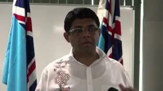 Fijian Attorney-General, Aiyaz Sayed-Khaiyum, announces major developments, 2014 General Election