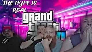 GTA 6 TRAILER REACTION! SAFE TO SAY .... WE ARE VERY EXCITED