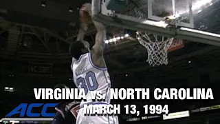 Virginia vs. North Carolina Championship Game | ACC Men's Basketball Classic (1994)