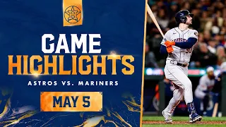 Mariners vs. Astros Game Highlights (5/5/23) | MLB Highlights