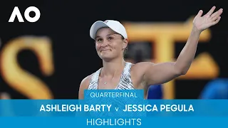 Ashleigh Barty v Jessica Pegula Highlights (QF) | Australian Open 2022