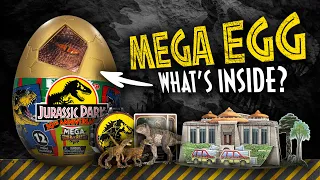 WHAT'S INSIDE? Jurassic Park 30th Anniversary Mega Egg Unboxing by CAPTIVZ / collectjurassic.com