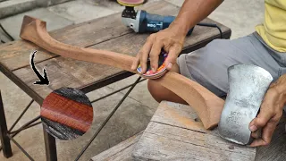 The Process Of Making a Beautiful Axe Handle | Kelly Handmade True Temper