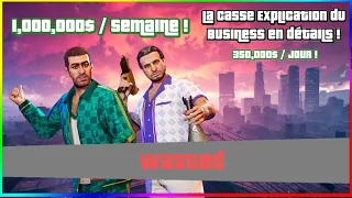 GTA ONLINE / LE BUSINESS DE LA CASSE / 1,000,000$ PAR SEMAINE - 350,000$ PAR JOUR [LMBGTAV]