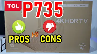 TCL P735: Pros y Contras / Smart TV 4K Dolby Vision Dolby Atmos