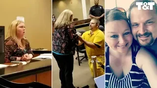 Probation Officer Stunned As Boyfriend Proposes In Shackles