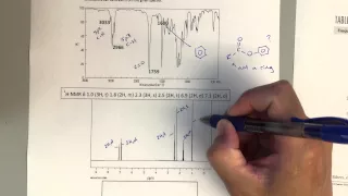 Organic Chemistry II - Solving a Structure Based on IR and NMR Spectra
