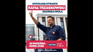 Rafał Trzaskowski - spotkanie w Zduńskiej Woli