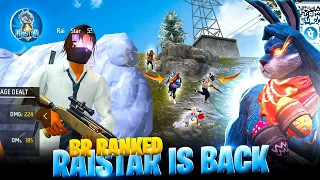 Finally RaiStar King in BR Ranked 🤯(2024) | Raistar Is Back -  Garena Free Fire Max