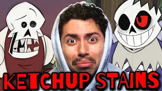 CASUAL HORROR SANS MOMENT | Horrortale- Ketchup Stains REACTION!