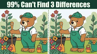 Spot The Difference : 99% Can't Find 3 Differences | Find The Difference #214