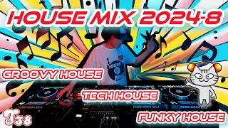 Tech House DJ Mix 2024-8 Groovy House & Funky House - Takker Sabashiro