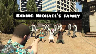Gta V - Michael rescues his family from kidnappers