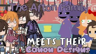 `• The Afton Family meets their Canon Designs || FNAF •`