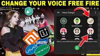 This game does not support voice changer/how tochange voice in free fire/girl voice changer app ff 3