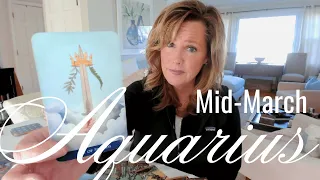 AQUARIUS : Head's Up! They're COMING TO YOU! | Mid March 2024 Zodiac Tarot Reading