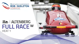 Altenberg | BMW IBSF World Championships 2021 - Women's Bobsleigh Heat 1 | IBSF Official