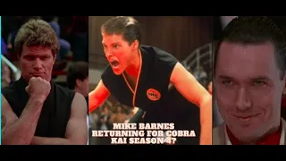 Cobra Kai: Season 4 Sean Kanan "Mike Barnes" returning with Dutch?