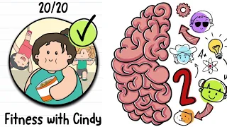 Brain Test 2 - Fitness with Cindy Level 1-20 | All Levels Fast Solutions