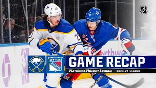 Sabres @ Rangers 11/27 | NHL Highlights 2023