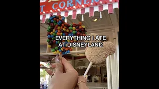 EVERYTHING I ATE AT DISNEYLAND #shorts