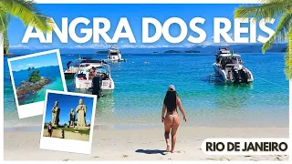 O que fazer em ANGRA DOS REIS🤴no final de semana | Passeio em Lancha🚤| Río de Janeiro