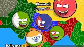 WHAT A BAD DREAM INDIA HAS SEEN|| @CountryBallVideo7.0   #countryball #viral #video #countryballs |