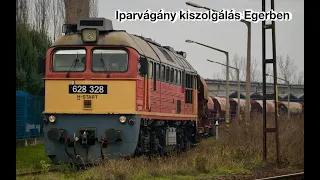 Iparvágány kiszolgálás Egerben Szergejjel (egykori Zöldért vágány)