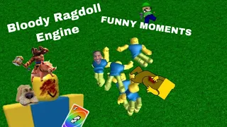 Bloody Ragdoll Engine FUNNY MOMENTS ( Roblox )