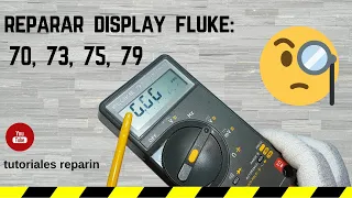 🔴 Cómo reparar display LCD FLUKE 79 II 70 73 75 77