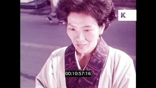 1960s Tokyo, Street Scenes, Japan, HD from 16mm