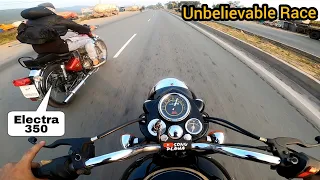 Bullet Standard 350 Vs Electra 350  Highway Race || Yeh Umeed Nahi Thi 🤭