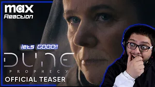 Dune Prophecy Official Teaser Trailer REACTION!!!