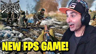 Summit1g Plays NEW GAME Enlisted ft. Shroud, Lirik, & DrLupo! | Enlisted Beta