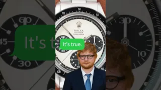 Ed Sheeran has the WORST & BEST WATCH COLLECTION All at the Same Time… #rolex