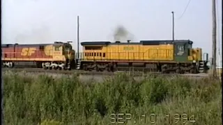 1994_09_10 CNW UP Jordan & Boone IA Mixed Racks Stacks Pigs Coal