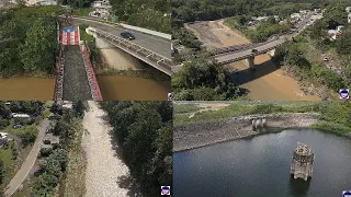 Part#2: DRONE, Coamo Rivers, Villalba Lake after rain storm Puerto Rico