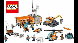 Сборка Лего 60036 Арктическая База Lego City 60036 Arctic Base Camp build