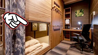 Amazing CAPSULE HOTEL with Too Many Free Offers😴🛏 Japan Nagoya🇯🇵🏯 安心お宿プレミア 名古屋 日本 カプセルホテル